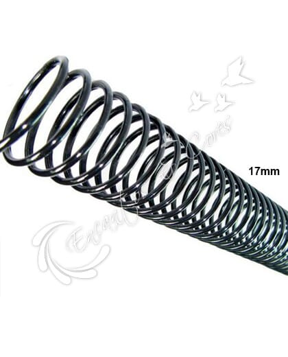 MOLA ESPIRAL PRETO 17MM